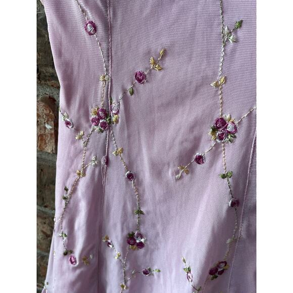 Dolls Kill Sugar Thrillz Sz XS Baby Floral Mini Dress Coquette Sweetheart Lace - Picture 3 of 7